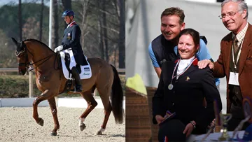 Après avoir remporté les trois épreuves majeures du CDI 3* de Vidauban, Carl Hester a ensuite participé à la remise des prix des épreuves de dressage para-équestre. Photo Rui Pedro Godinho