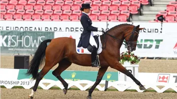 Jessica Michel avec Riwera de Hus fera son grand retour sur la piste parisienne après les championnats d'Europe à Herning. ©scoopdyga