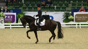Helen langehanenberg et Damon Hill NRW avait remporté la finale l'année passée. Ils sont de retour à Lyon pour tenter de réitérer l'exploit. Photo Scoopdyga