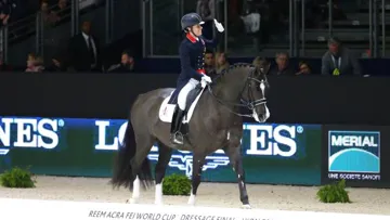Charlotte Dujardin et Valegro, ici à la finale de Lyon, semblent être bien partis pour conquérir l'Amérique. Photo Scoopdyga