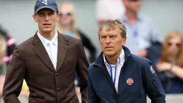 Henk Nooren, ici avec Kevin Staut (Ph. Scoopdyga)