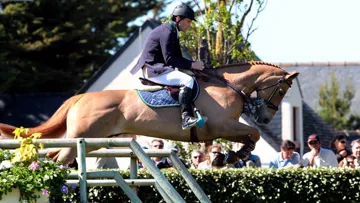 Denis Lynch vainqueur avec Night Train. (Ph. Scoopdyga)