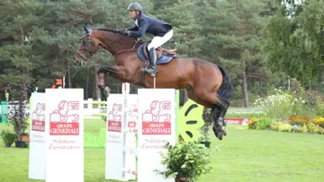 Florian Angot et Open Up Semilly ont signé un belle entrée en matière cet après-midi à Fontainebleau. Crédit PSV