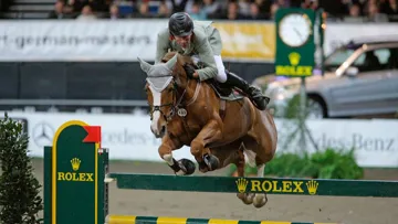 L'an passé, le Grand Prix avait souri à Ludger Beerbaum et Gotha, sa fille de Goldfever. Crédit Dirk Caremans/FEI