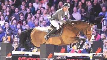 Philipp Weishaupt a sorti Catoki pour la dernière fois en compétition lors du CSI 5* de Villepinte, début décembre. Crédit Scoopdyga