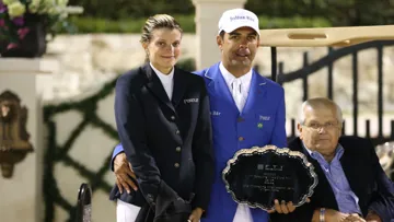 Une fois n?est pas coutume, Alvaro et Athina de Miranda se sont partagé la vedette, cette nuit à Wellington. Photo Sporfot