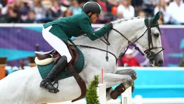 Le Saoudien Abdullah Sharbatly, troisième aux Jeux olympiques de Londres en équipe, avec Sultan © Scoopdyga 