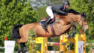 Grégory Cottard et Pepyt'des Elfs, au Grand National de Jardy en 2011. Crédit Scoopdyga