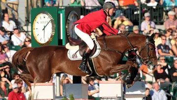 Valentina van't Heike et Jos Lansink aux Jeux équestres mondiaux de Lexington, en 2010 © Scoopdyga