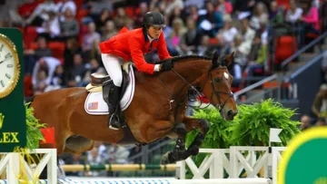 Plus d'une demi-seconde sépare Beezie Madden de son premier concurrent à l'arrivée. Photo Scoopdyga