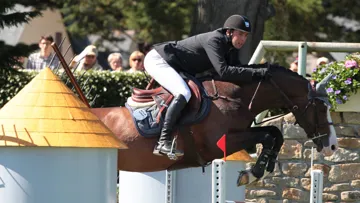 Clément Boulanger au Derby du CSIO de La Baule, l'année dernière, avec Picasso des Blés. Crédit Scoopdyga