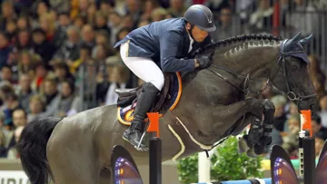 Ludo Philippaerts et Tauber vh Kapelhof à Bordeaux, en février © Scoopdyga