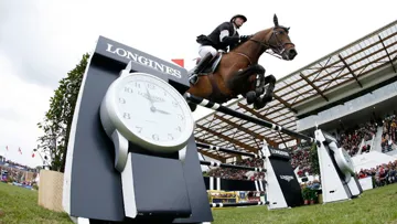 Patrice Delaveau et Orient Express ont survolé le Grand Prix de La Baule, cet après-midi. Photo PSV Morel