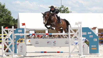 Pauline Guignery et Wonder Lady, qui ont remporté l'étape de Lure en 2012, reviennent ce week-end défendre leur titre © PSV Morel