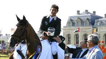 Radieux comme le soleil, Steve Guerdat brille toujours avec Jalisca Solier. Photo RB Presse