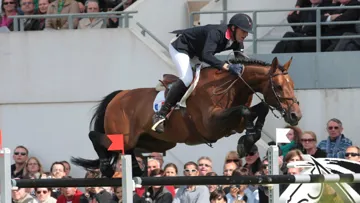 Un retour très attendu de l'étalon Kraque Boom, ici à La Baule en 2010 (photo Scoopdyga)