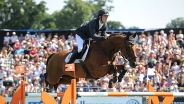Le double sans-faute de Scott Brash sur Hello Sanctos a contribué à la victoire britannique à Dublin, offrant à l'équipe sa place en finale © Scoopdyga