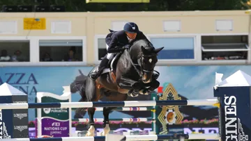 Simon Delestre et son Qlassic Bois Margot ont démontré ce soir leur très grande forme. Photo Scoopdyga