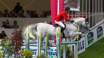 Le Belge Olivier Philippaerts, vainqueur du Grand Prix l'an passé avec Cabrio van de Heffinck, tentera de réitérer sa performance © Scoopdyga