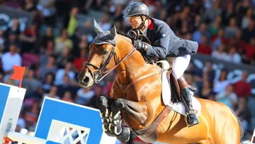 Patrice Delaveau et Orient Express*HDC font partie des quatre couples de l'équipe de France qui tentera de s'imposer à Barcelone ce week-end © Scoodpyga