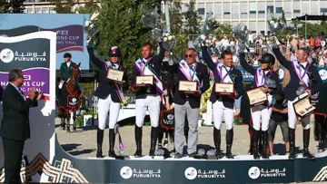 La France a conclu de superbe manière la saison extérieure en s'imposant à Barcelone. Photo Scoopdyga