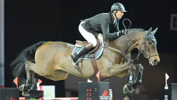 Patrice Delaveau remontera Lacrimiso 3*HDC, absent depuis Aix-la-Chapelle. © Scoopdyga