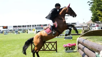Deuxièmes l'an passé, Michel Hécart et Nokia de Brekka ont cette fois remporté ce Derby. Photo PSV Morel