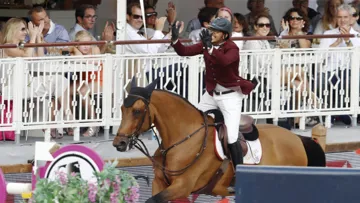 Bassem Hassan Mohammed l'a emporté avec Victoria, déjà quatrième il y a deux semaines à Cannes. Photo Stefano Grasso/LGCT