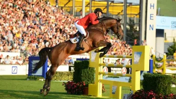 Gregory Wathelet et Conrad de Hus ont porté la Belgique vers un succès mérité, deux mois après sa première victoire dans la Coupe des nations de Rome. Photo Xavier Boudon/Pixizone