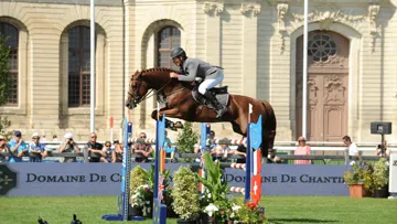 Ludger Beerbaum et Zinedine fouleront à nouveau la piste de l'hippodrome de Chantilly cette année. Photo Scoopdyga