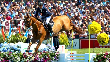 Julien Épaillard et Qarat de la Loge, ici lors du Grand Prix de La Baule. Photo Scoopdyga