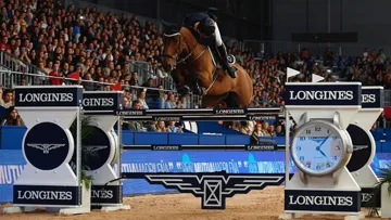 Carlos Lopez et Prince de la Mare ont ainsi inscrit leur nom au palmarès de cette première étape de la Coupe du monde à Madrid. Photo FEI