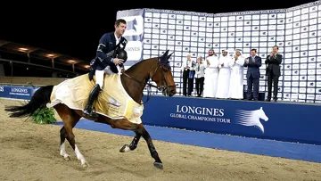 En novembre, le numéro un mondial est parvenu in extremis à conserver son titre, à l?issue de la dernière étape du Global Champions Tour. Photo Stefan Grasso/ LGCT