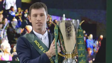 Première finale du Top Ten et première victoire pour Scott Brash, imperturbable. Photo Kit Houghton/Rolex