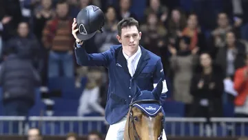Scott Brash et Hello Sanctos ont remporté le plus beau Grand Prix de leur carrière, cet après-midi à Genève. Photo Kit Houghton/Rolex