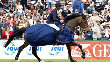 Troisième victoire en trois jours pour Bertram Allen ! Enlèvera-t-il le Grand Prix demain? Photo Scoopdyga