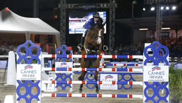Pénélope Leprevost et Ratina d'la Rousserie ont été les plus rapides, ce soir, à Cannes.