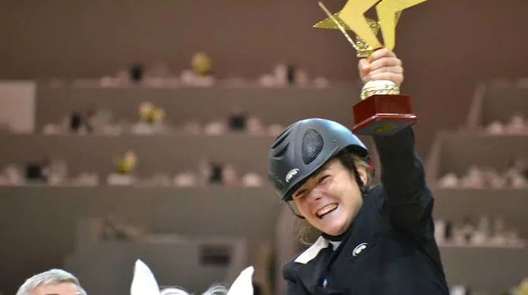 Constance Coubris a partagé sa joie avec un public conquis. Photo Dominique-Laurence Repessé