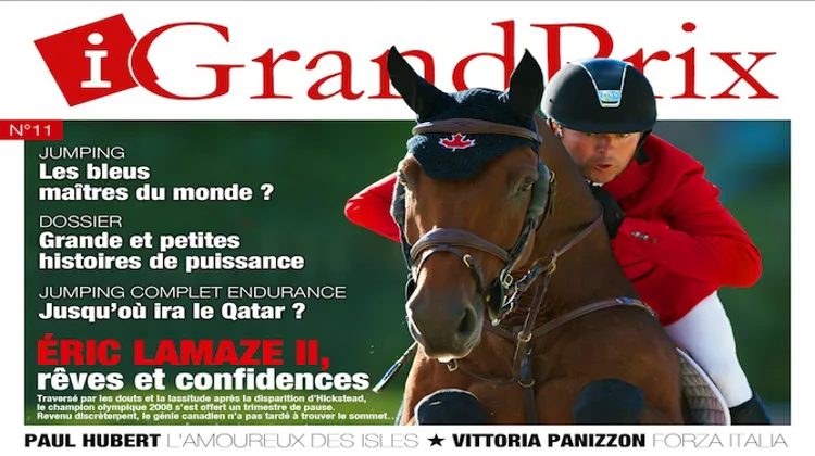 Eric Lamaze confie ses rêves et ses confidences dans i-GrandPrix. Photo Scoopdyga
