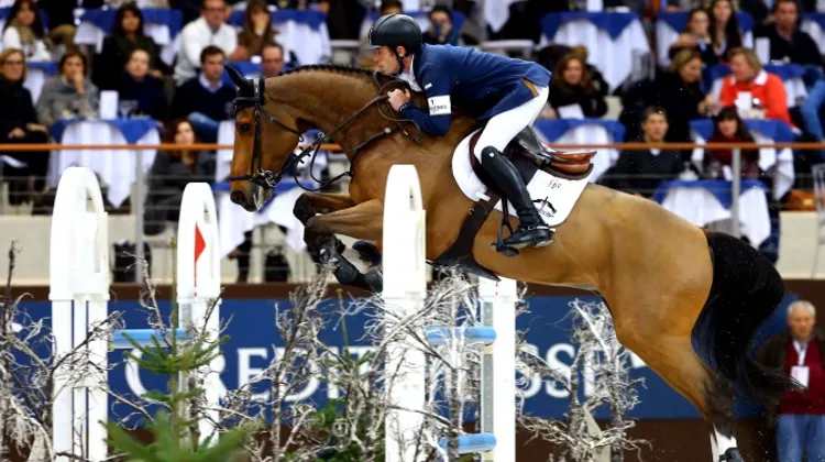 Scott Brash et Hello Sanctos ont tout gagné lors du CSI 5* de Genève, où ils remportent la finale du Top Ten et le Grand Prix. Photo Scoopdyga