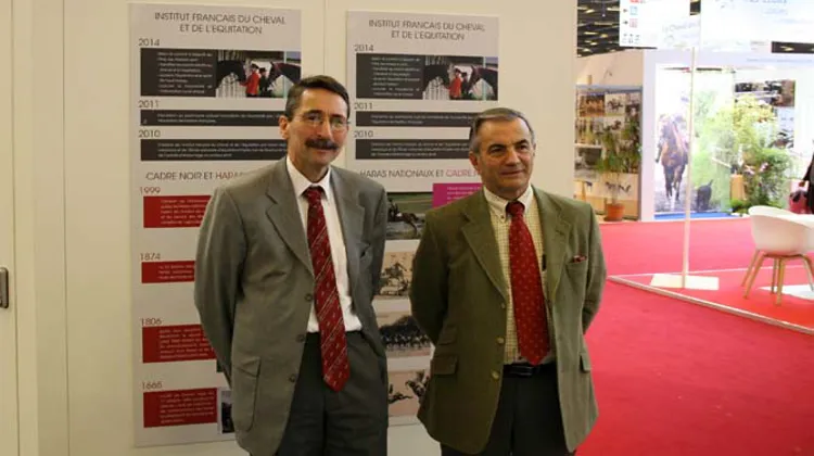 Christian Vanier et Jean-Marie Bernachot, président de l'ANAA et  directeur général de l'Ifce. Photo P. Forget / Ifce