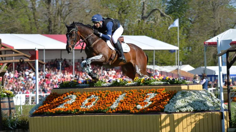 Jonathan Paget, vingt-neuf ans, a remporté son premier CCI 4* de Badminton, dès sa première tentative, en selle sur Clifton Promise. Crédit Kit Houghton Rolex