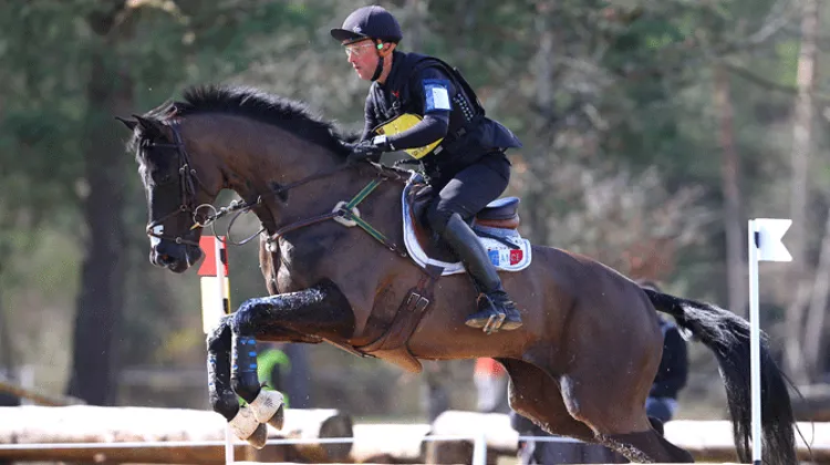 Arnaud Boiteau et Quoriano*ENE-HN se sont emparé de la troisième place au CICO 3* de Fontainebleau. Ils ont ainsi gagné trente-et-une places. Photo Scoopdyga 