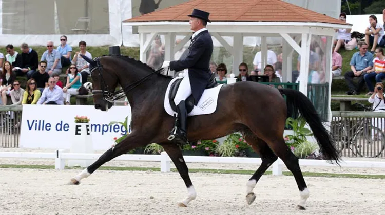 Pierre Subileau & Talitie, deuxième du CDI 3* de Compiègne en 2012 © PSV Morel