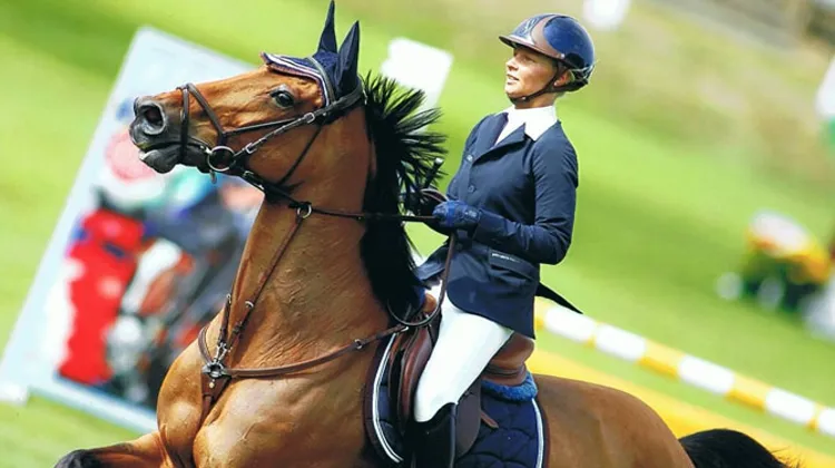 Laure Coroller et Jouvence ont gagné à Dinard. Ph. Jennifer Decamp (2010).
