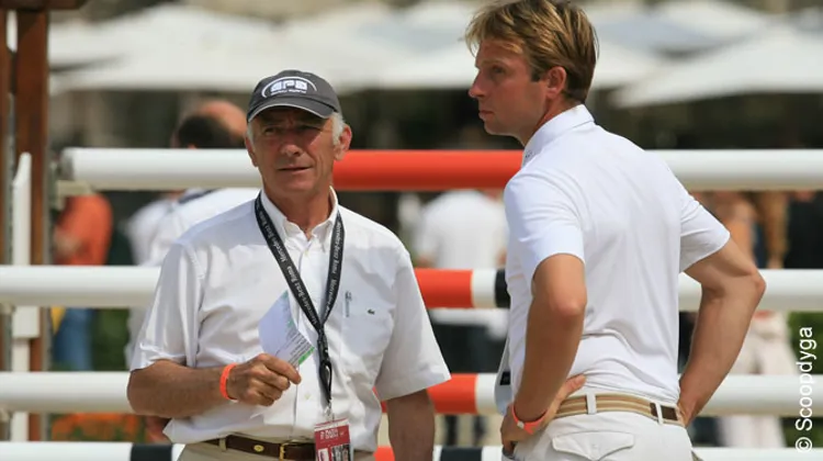 Gilles Bertran de Balanda et Olivier Guillon. Ph d'archive.