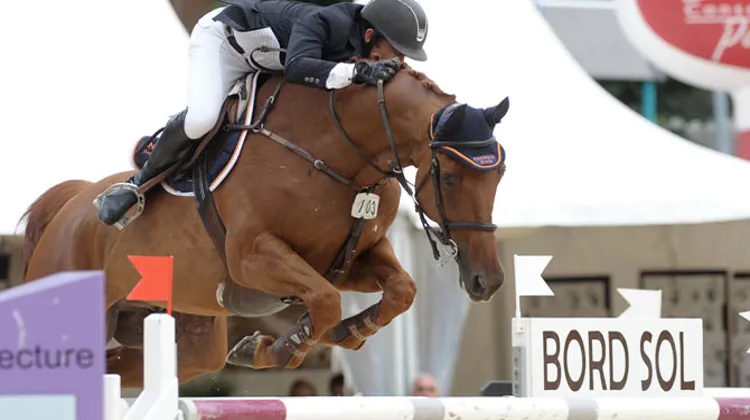 Xavier Vacher victorieux à La Clusaz. (Ph. JL Perrier)