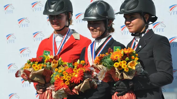 Le podium des cavalières (M-A Thierry)