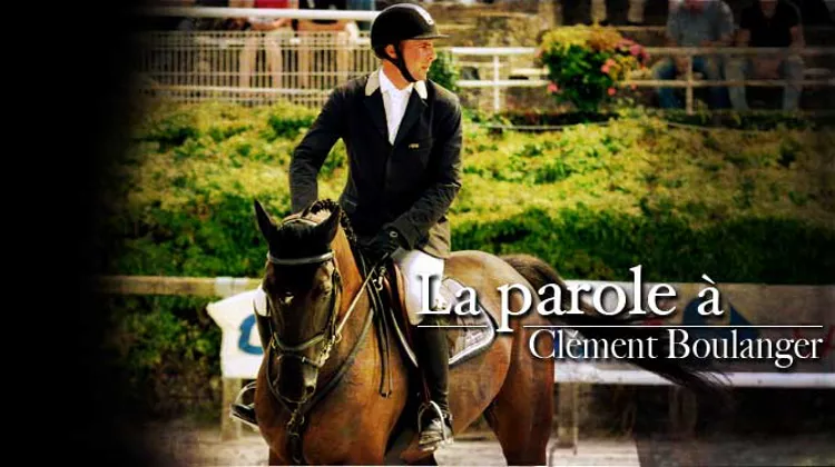Clément Boulanger à St Lo avec Extra Van Essene. (Ph. MA Thierry)