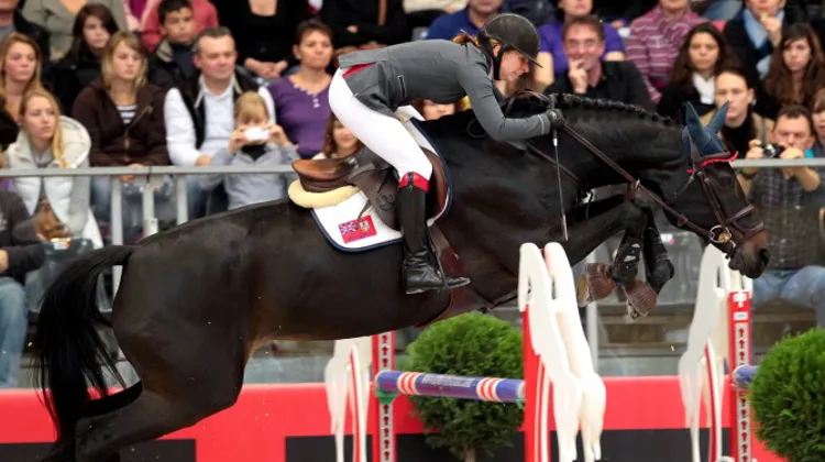 Jillian Terceira a signé le seul double sans-faute du Grand Prix sur Bernadien van Westuur. Crédit Scoopdyga